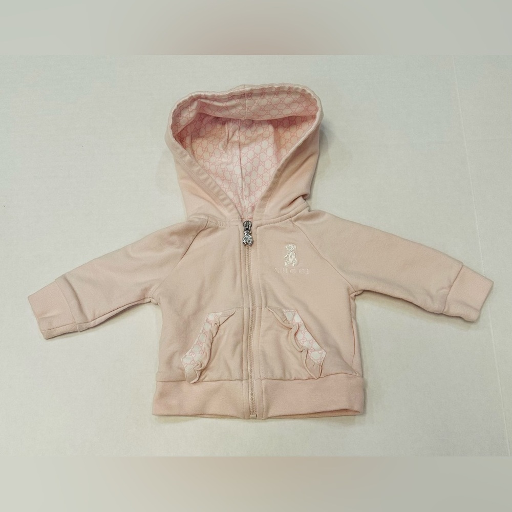 Gucci baby girl sweater light pink size 0-3 month